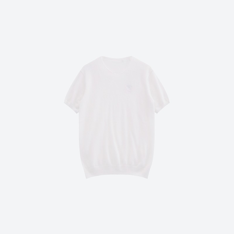 Logo Embroidered Polo Knit